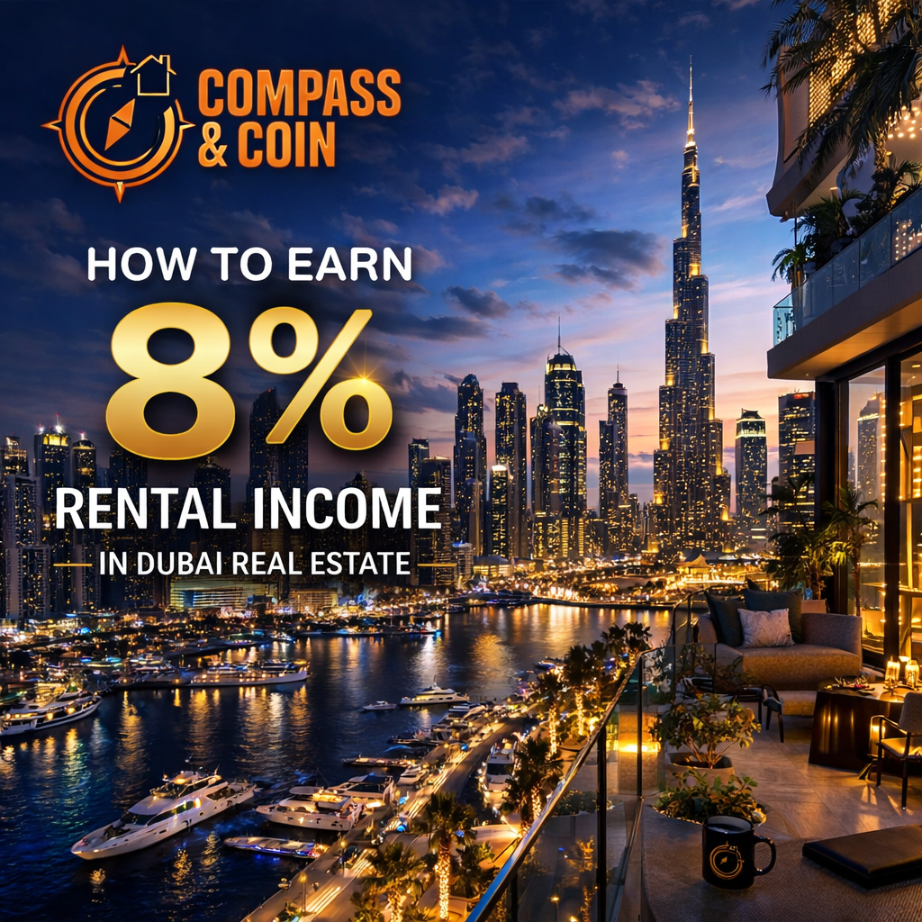 💰 How to Earn 8% Rental Income in Dubai Real Estate